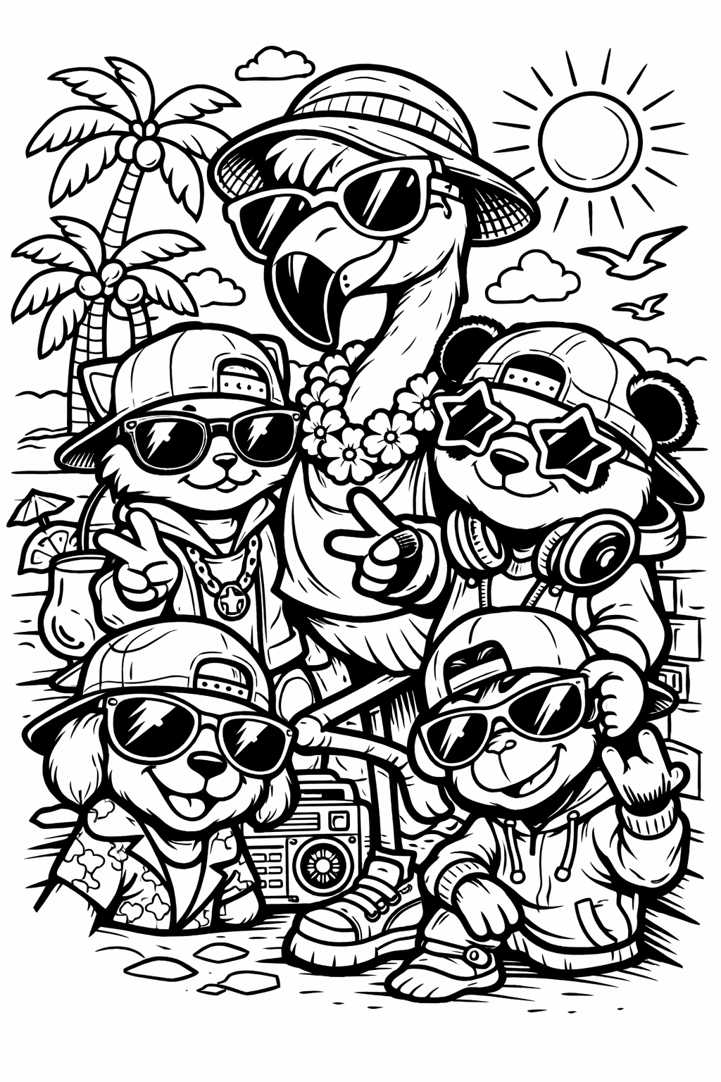Flamingo&friends